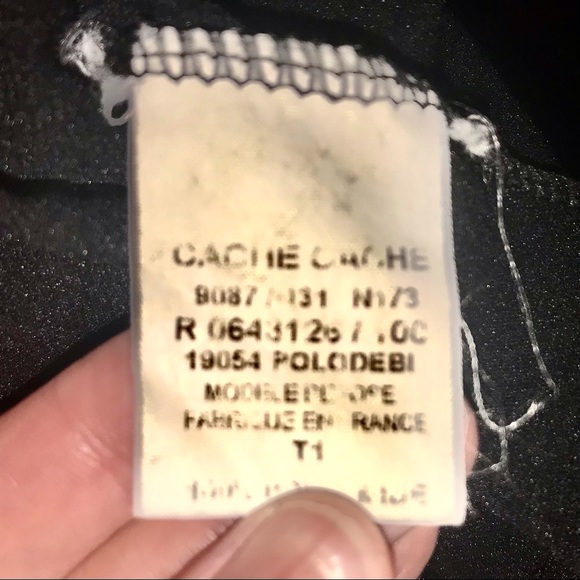 *SALE* Cache Cache Paris Y2K Collared Mesh Tank Top - Picture 9 of 9